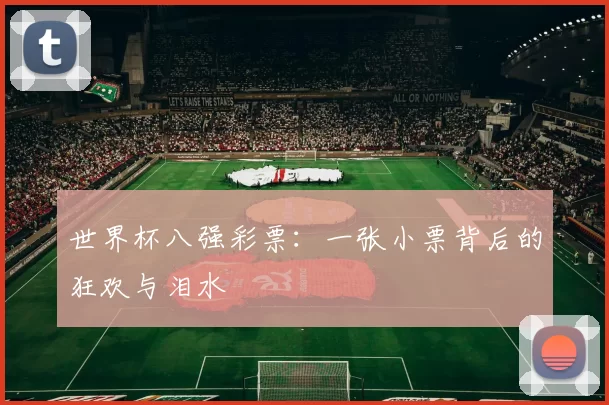 世界杯八强彩票：一张小票背后的狂欢与泪水