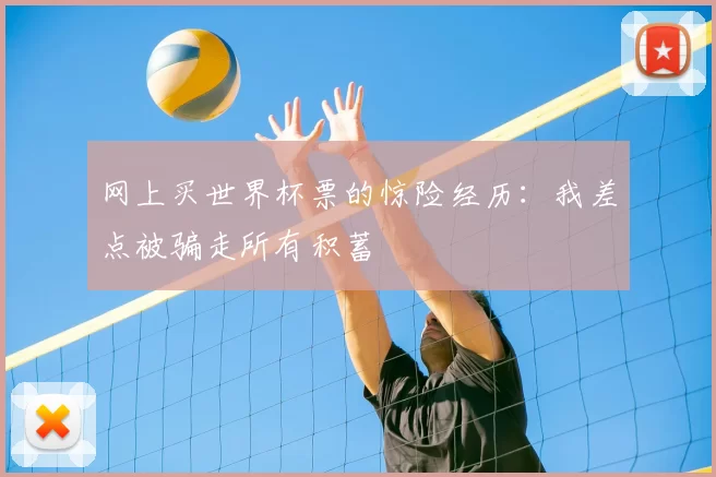 网上买世界杯票的惊险经历:我差点被骗走所有积蓄