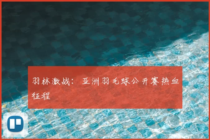 羽林激战:亚洲羽毛球公开赛热血征程