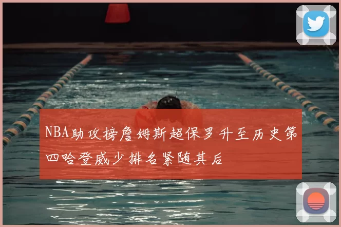 NBA助攻榜詹姆斯超保罗升至历史第四哈登威少排名紧随其后