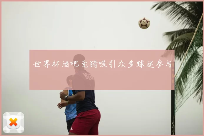 世界杯酒吧竞猜吸引众多球迷参与